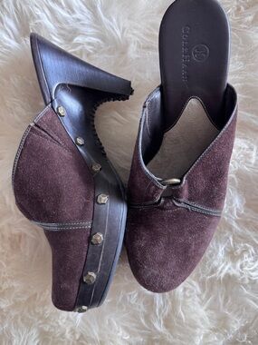 Suede Cole Haan Mules -Please Read Full Description Thanks! 😊